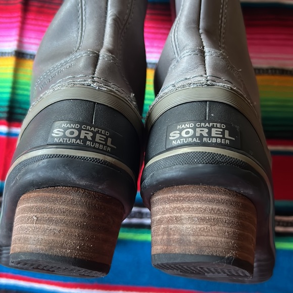 SOREL Slimpack Riding Tall II Waterproof Boots in Quarry/Pebble - Picture 9 of 14